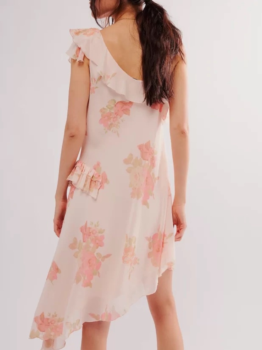 🌸NWT Free People Alma Midi Dress-Pink Rose Floral. - Picture 14 of 15